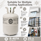 25LBS R407A Refrigerant