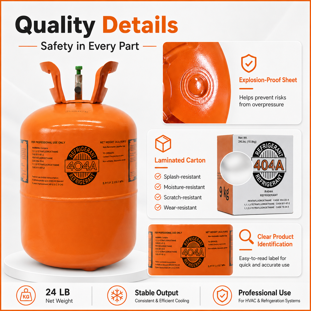 24LBS R404A Refrigerant