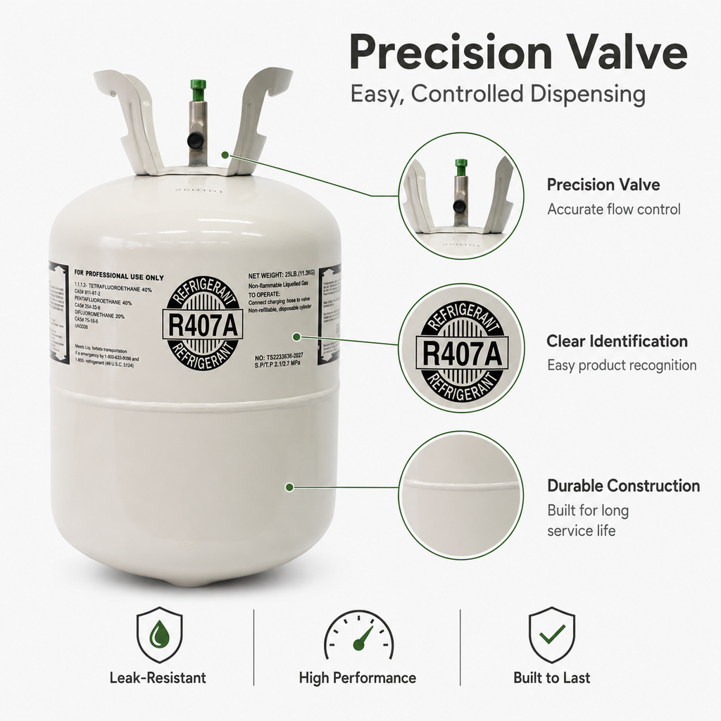 25LBS R407A Refrigerant