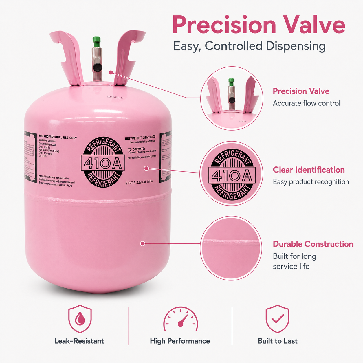 25LBS R410A Refrigerant