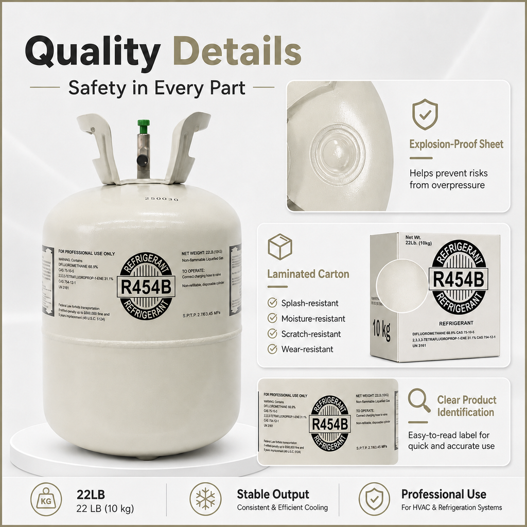 22LBS R454B Refrigerant